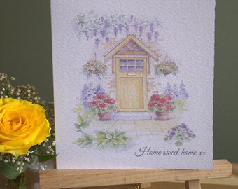 6" x 6" New Home Card & Envelope