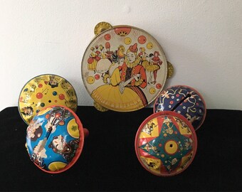 1940's Tin Litho Noisemakers