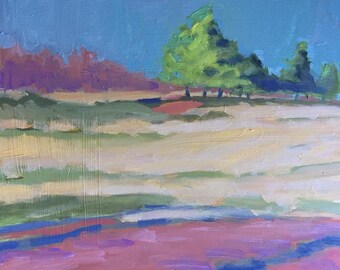 original oil painting, original oil landscape painting, landscape painting, impressionistic,