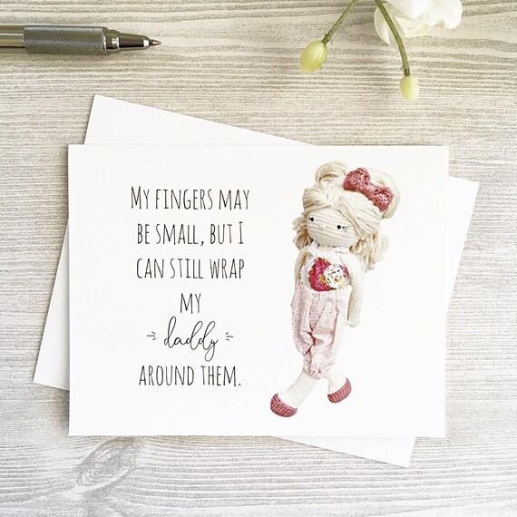 sweet birthday card for dad card from daughter cute card