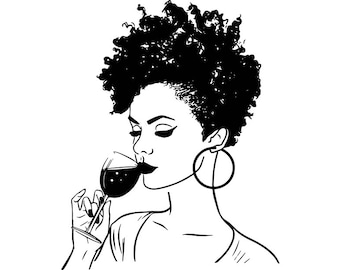 Download Wine drawing | Etsy