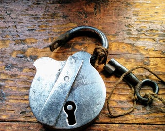 Reclaimed Working padlock and Key