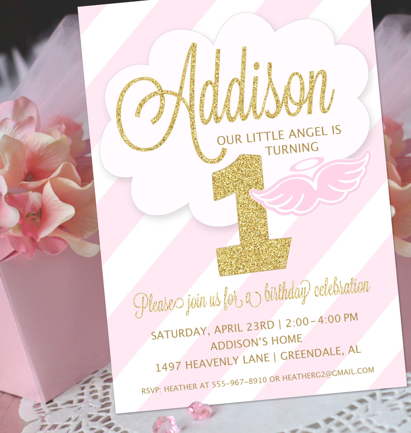 birthday invitations for little girls