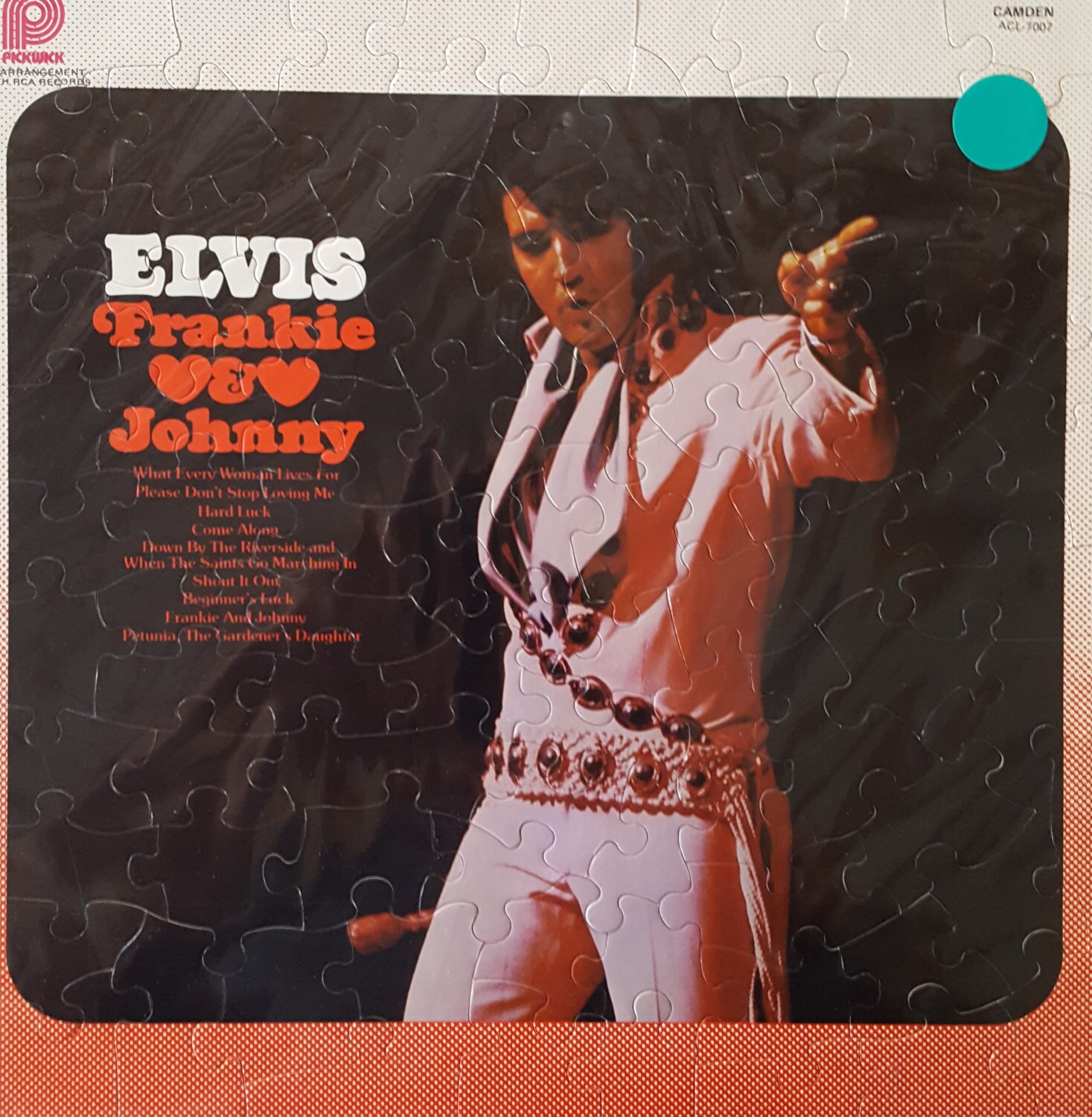 Elvis Album Cover Puzzle