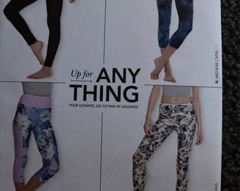 Simplicity 8212 Up for Anything Misses Knit Leggings in sizes XXS-XXL (uncut)