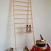Stylish Vintage Ladder Perfect to be put inside a shop Rungs Paper Storage