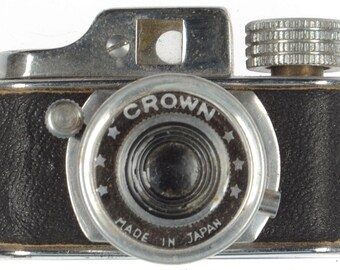 Vintage Japanese Crown Spy Camera Subminiature Miniature Travel Mini