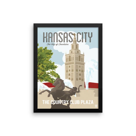 City of Fountains Framed Print