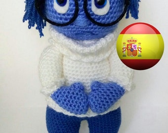 amigurumi INTENSE MENTE-TRISTEZA patron