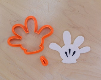 Mouse Hand Fondant Cutter Set