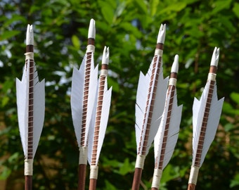 Archery arrows, wood arrows, medieval style arrows