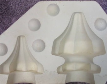 McNees M626 - 2 Knobs (Fluted) Ceramic Mold S5