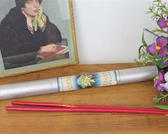 Vintage Candle/Vintage Packaging/ Vintage Flower Lights/ (Ref 1958Q)