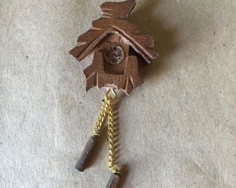Miniature Doll House Coo Coo Clock