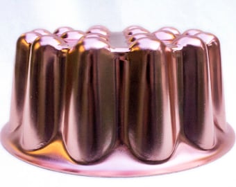 Vintage Copper toned Jello Mold