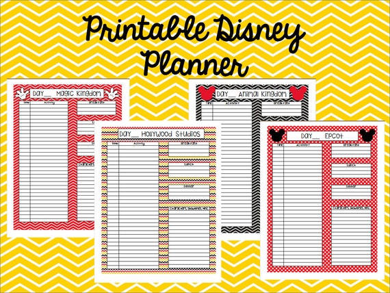 instant-download-printable-disney-planner-agenda-itinerary