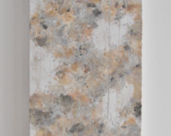 Neutral Colors Abstract Acrylic Painting
