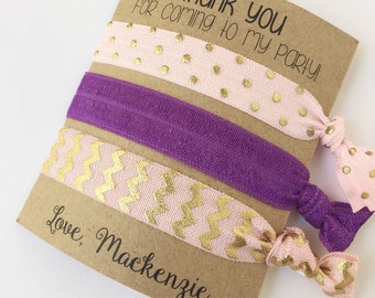 Birthday Party Favors, Girl Birthday Favors, Hair Tie Favors, Unique Party Favors, Girls Birthday, Women Party Favors, Unique Favors