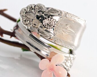 Vintage Spoon Ring - Prelude Spoon Ring - Spoon Jewelry - Silverware Spoon Ring - Spoon Ring - Silverware Spoon Jewelry (mcfR302)
