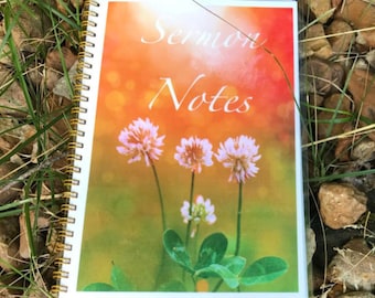 Sermon Notes Journal, Church Notes, Sermon Notes