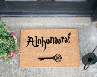 Alohomora Doormat - Made in the UK - Harry Potter quote