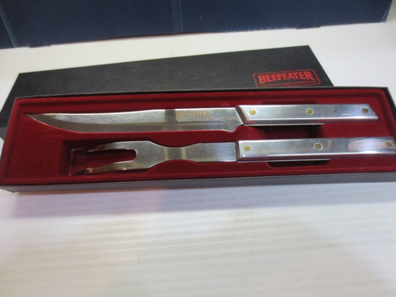  Kitchen  Beefeater American  Made  Knife  and Fork Carving Set 