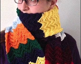 Adult Multi-Colored / Rainbow Scarf