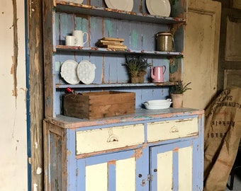 Rustic vintage French dresser