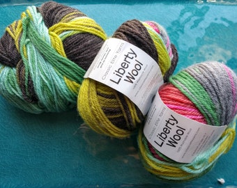 Classic Elite Liberty Wool Worsted Weight Yarn Destash Lot of 3