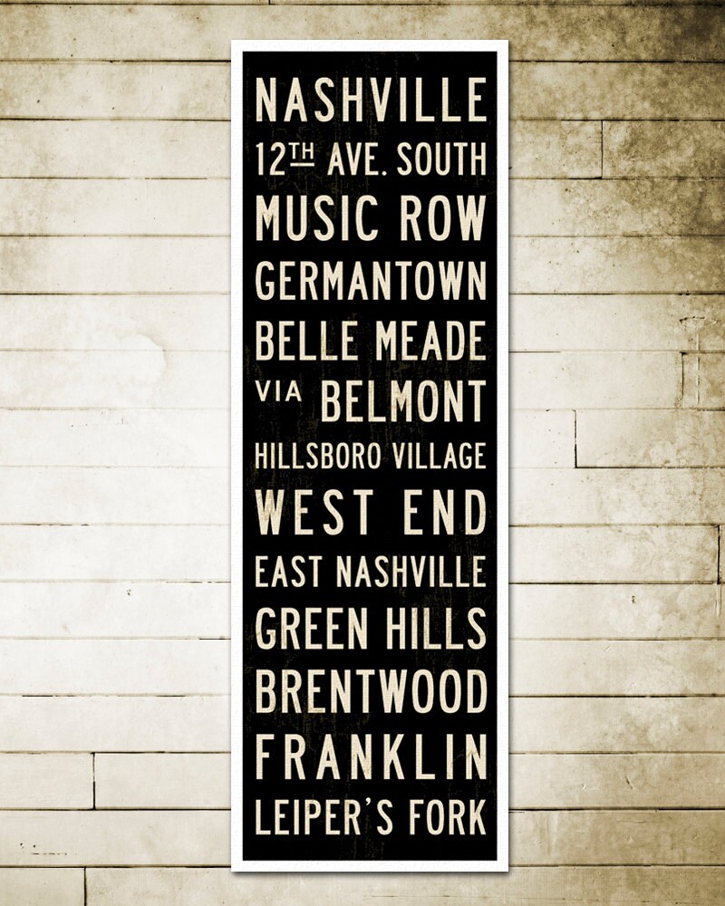 Nashville Sign Decor SMALL Nashville Subway Art Nashville Art Nashville Poster 7 Nashville Sign Decor SMALL Nashville Subway Art Nashville Art Nashville Poster 7