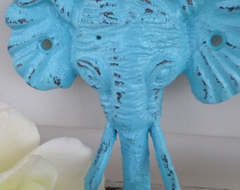 Wall Hook / Wall Hanger / Shabby Chic Hook / Cast Iron Hook / Elephant Hook