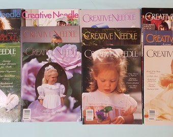 12 Issues of Creative Needle Assorted Issues from 1994 to 2008