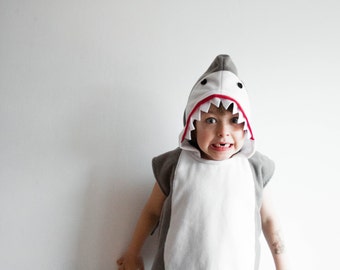 Shark Costume, Halloween Costume, Party Costume, Halloween Costume for Boys or Girls, Toddler Costume, Shark Fin