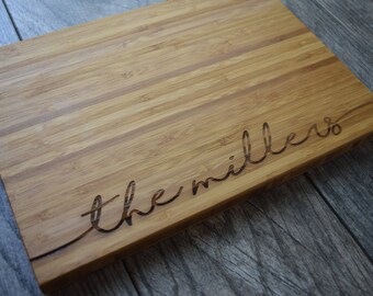 Personalized Cutting Board Personalized Engagement Gift for Couples Cutting Board Personalized Engagement Gift for the Couple Cutting Board