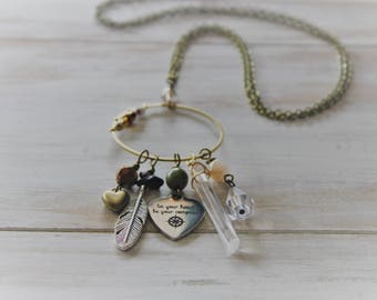 boho charmer let your heart be your compass
