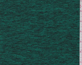 Space Dye Emerald Green Activewear, Fabric By The Yard