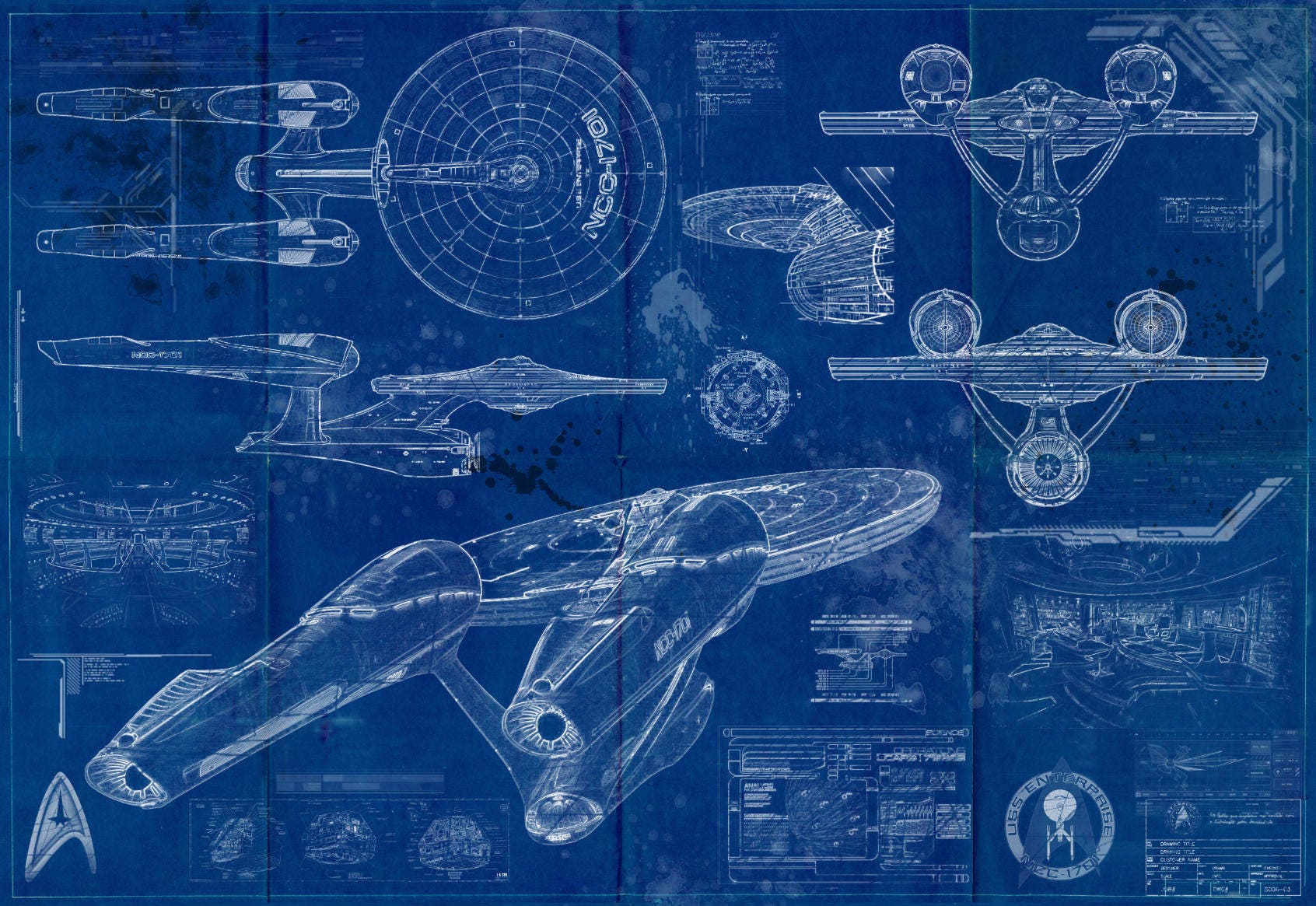 star trek blueprints value