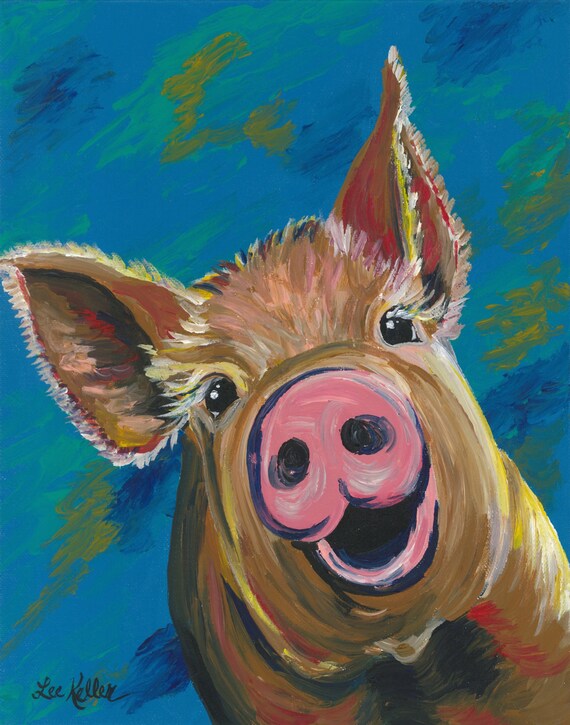 Pig Print Instant Download Wilbur
