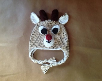 Rudolph the Red Nosed Reindeer Hat
