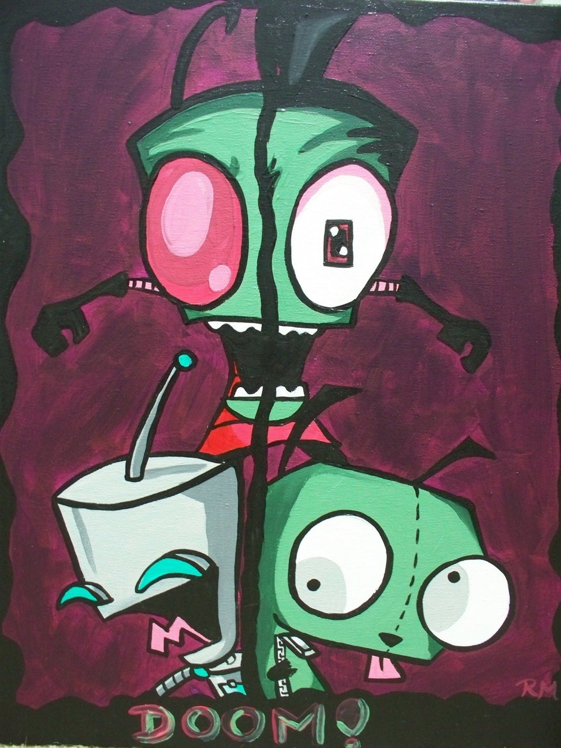 Invader Zim Fan Art Paintings