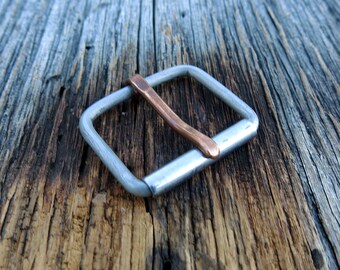 Stainless Steel Buckle - Copper Prong