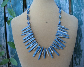 Stunning Marble and Shell Necklace