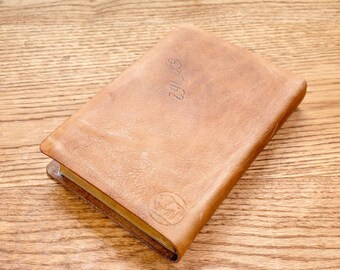 Full Grain Cowhide Leather Bible, ESV Large Print reference