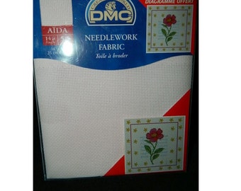 Pale Pink DMC Fabric - 14 Count Needlework Fabric