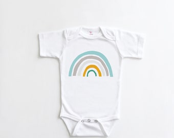 Rainbow Baby, Bodysuit, Shirt, Rainbow Baby Gift, Rainbow Shirt, Baby Shower Gift, New Baby, Baby Apparel, Hipster Baby, Trendy Bodysuit