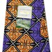 African Fabric Wholesale ~ Purple/Orange ~ Sold by 6 Yard Piece ~ Authentic London Import, Mitex Holland Wax Print Batik Ankara 268