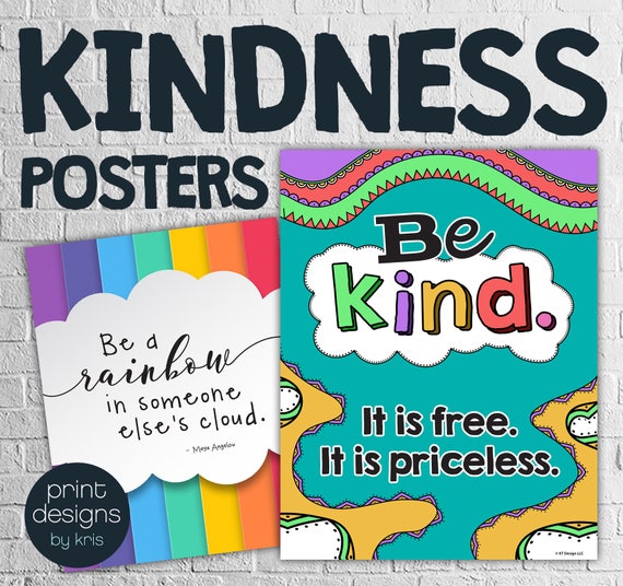 Kindness Posters Classroom Posters Teaching Kindness