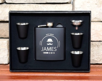 15 flasks gift set groomsmen gifts personalized flasks