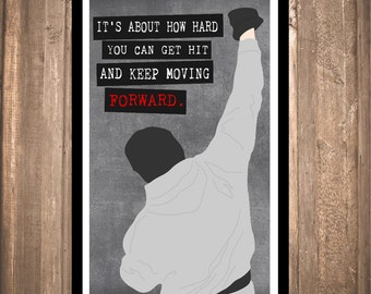 INSTANT DOWNLOAD - Rocky "Forward" Print