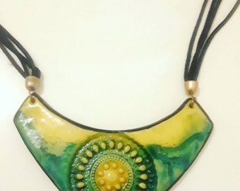 Unique Vintage 90s necklace, vintage necklace